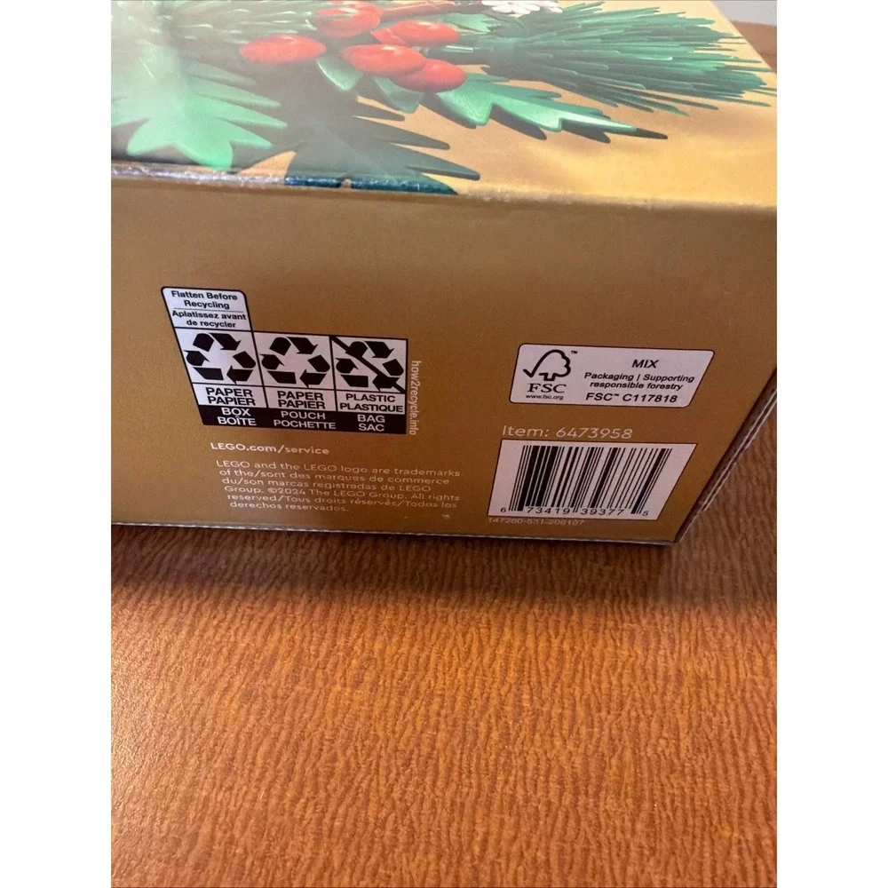 Lego‎ 40743 Christmas Table Decoration New Sealed Unopened